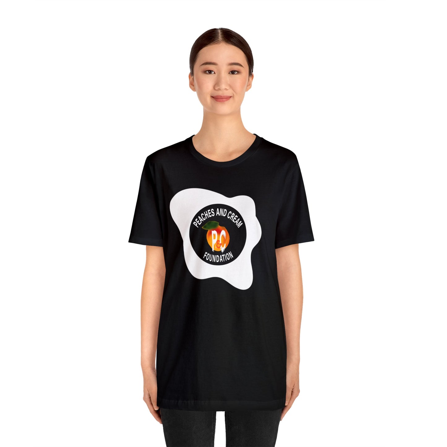 Peaches and Cream (PNCF) Logo Unisex Jersey Short Sleeve Tee
