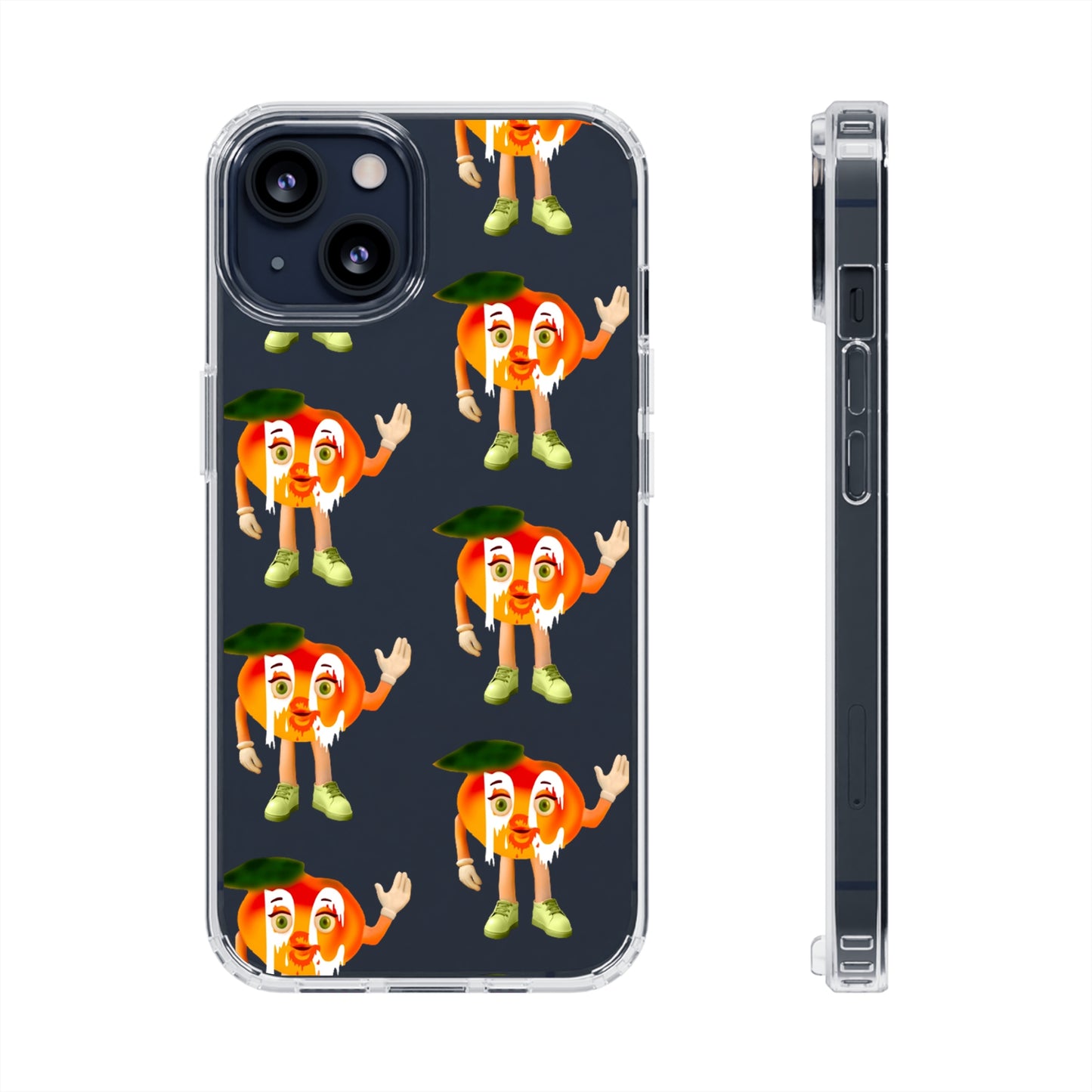 Peaches Mascot Clear Cases